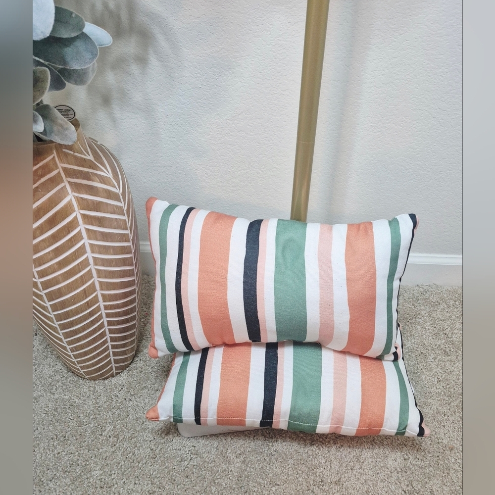 Society 6 Multicolor Striped Pillows